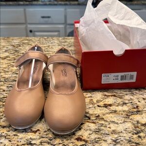 Capezio Beige Mary Jane Dance Shoes